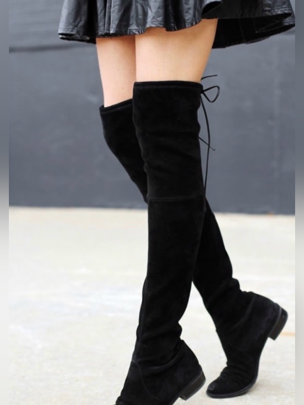 Stuart Weitzman suede over the knee boots